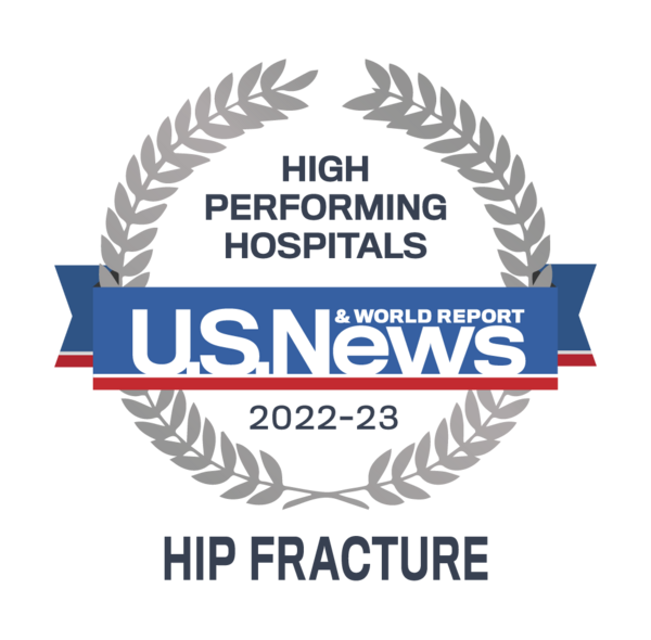 U.S. News & World Report High Performing badge for Hip Fracture