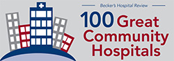 Becker’s 100 Great Community Hospitals logo