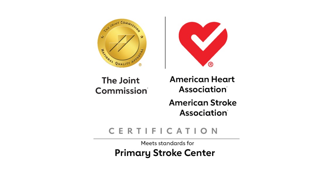 Logos for the Joint Commission and American Heart and Stroke Associations